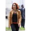 Natasha Romanoff Avengers Endgame Scarlett Johansson Brown Jacket
