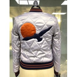 70’s Silver Wings Bomber Jacket