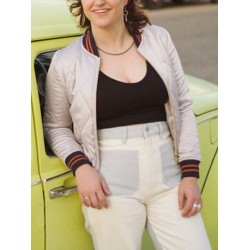70’s Silver Wings Bomber Jacket