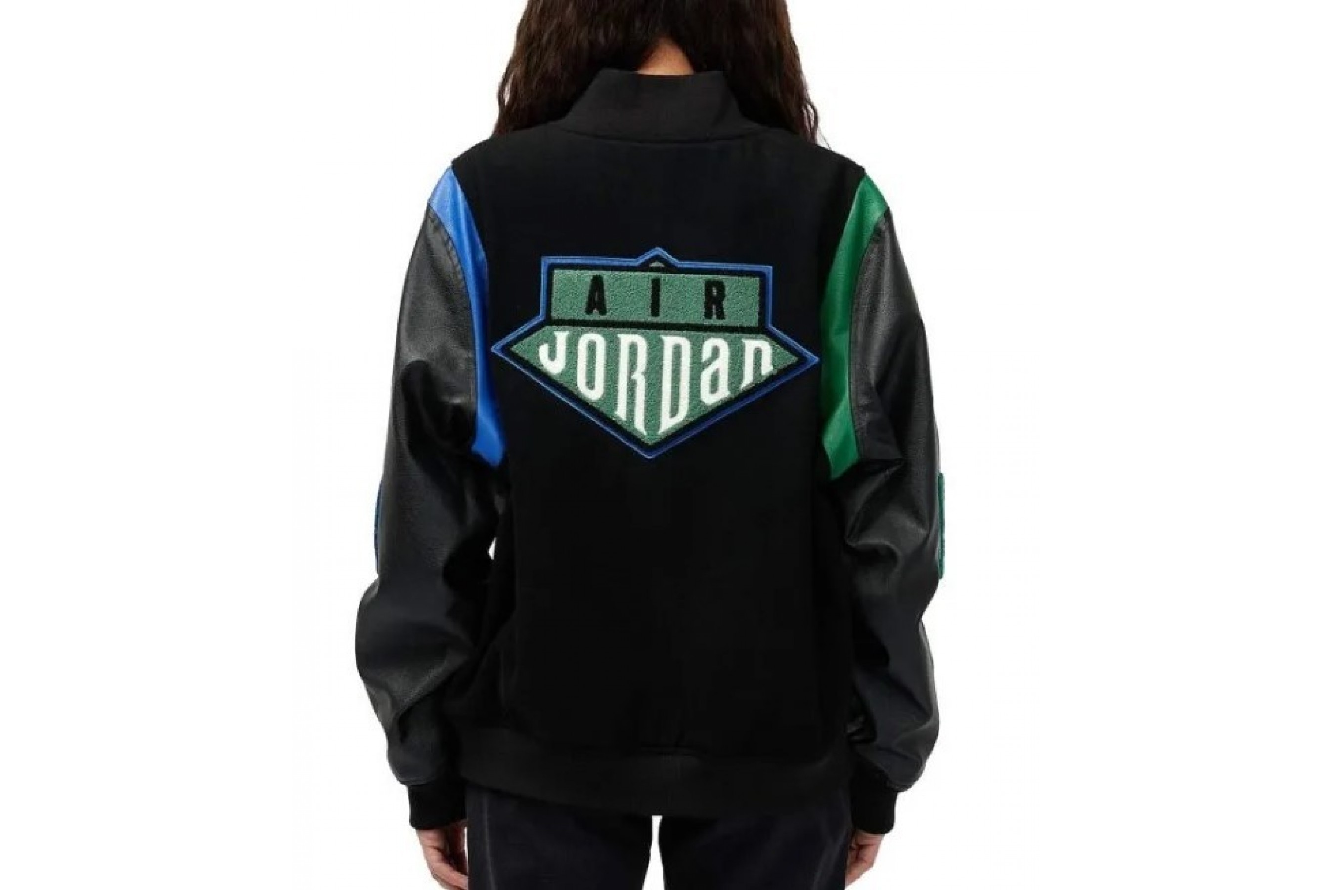aleali may jordan varsity jacket