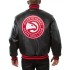 Atlanta Hawks Black Varsity Jacket