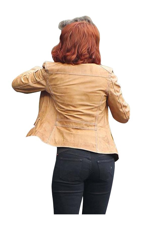 Natasha Romanoff Avengers Endgame Scarlett Johansson Brown Jacket Natasha Romanoff Avengers Endgame Scarlett Johansson Brown Jacket