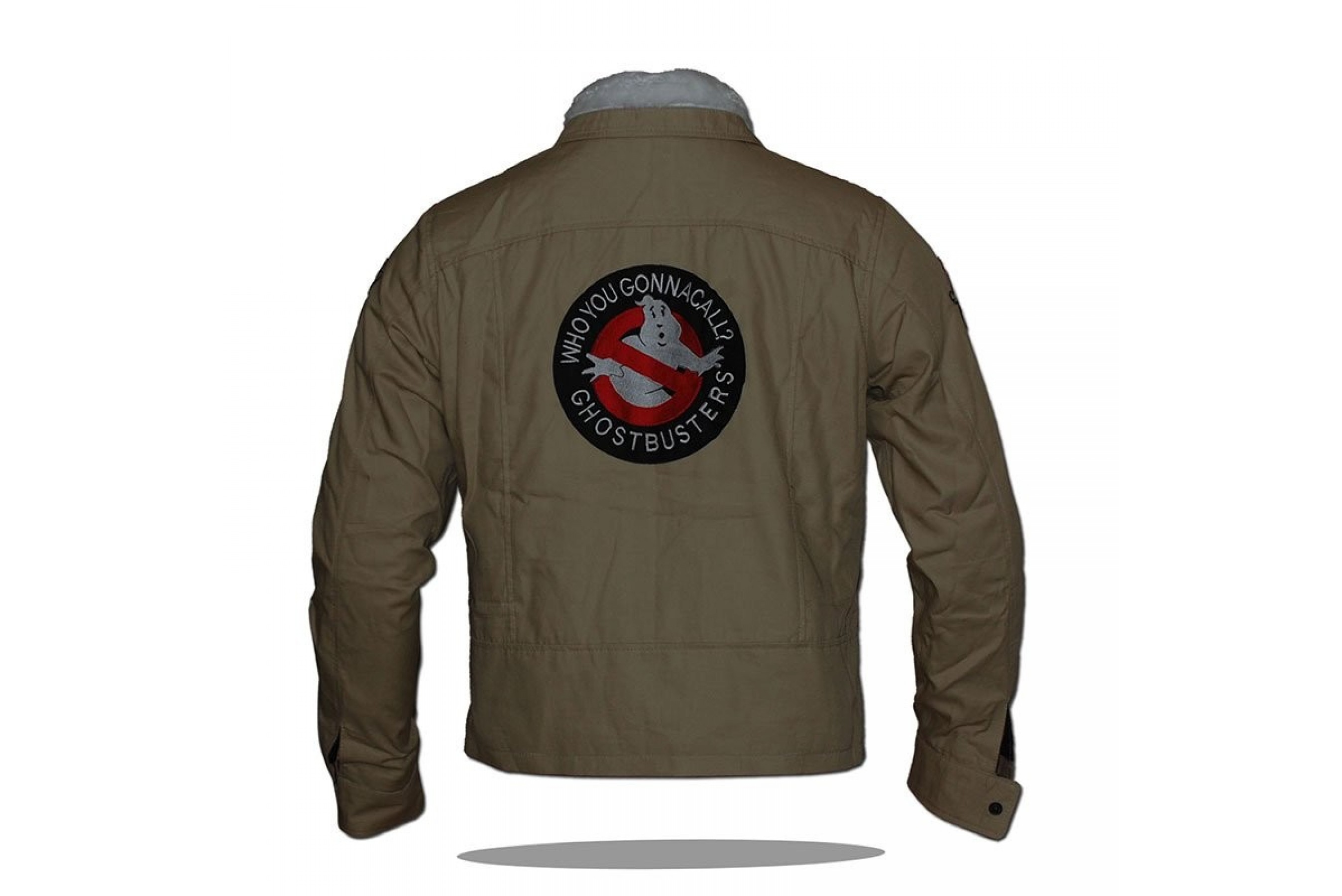 thumbnail image 2 of Ghostbusters Men's Cotton Jacket With Removable Fur Collar – BNWT NFLeather 2 of 5