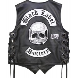 Black Label Society Leather Vest Black Label Society Leather Vest