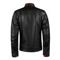 Bruce Wayne The Dark Knight Christian Bale Black Leather Jacket