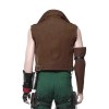 Final Fantasy Barret Wallace Brown Leather Vest