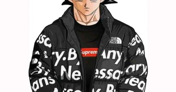 Goku Drip Puffer Jacket