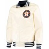 Houston Astros Cream Captain II Full Zip Jacket