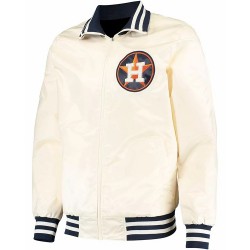 Houston Astros Cream Captain II Full Zip Jacket