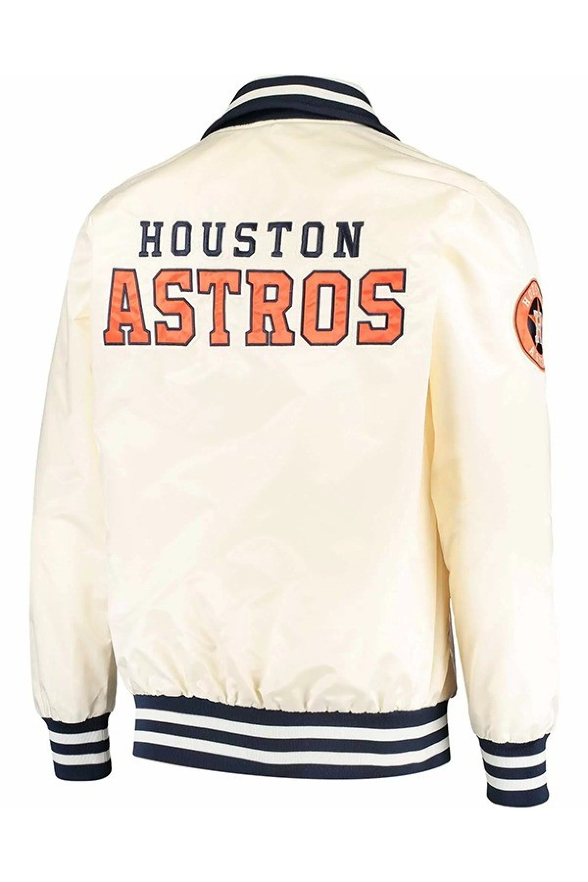 Houston Astros Cream Captain II Full Zip Jacket