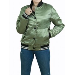Jodie Comer Killing Eve Satin Jacket