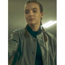 Jodie Comer Killing Eve Satin Jacket