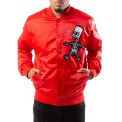 Maxima Electro Bart Bomber Red Jacket