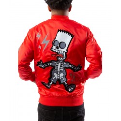 Maxima Electro Bart Bomber Red Jacket Maxima Electro Bart Bomber Red Jacket