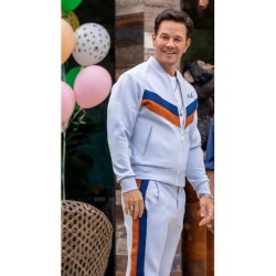 Me Time 2022 Mark Wahlberg White Tracksuit