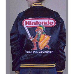 Nintendo Video Game Counselor Bomber Jacket