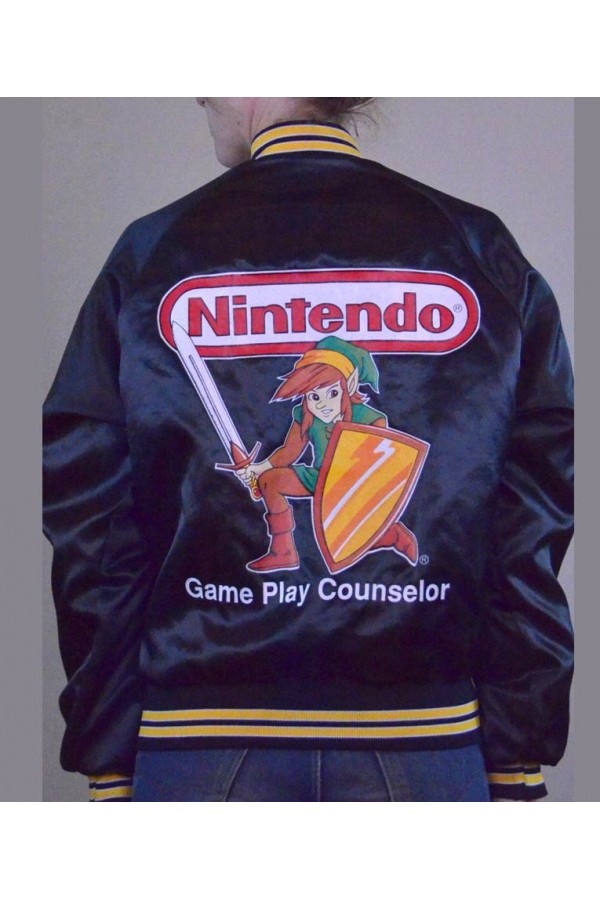 Nintendo Video Game Counselor Bomber Jacket