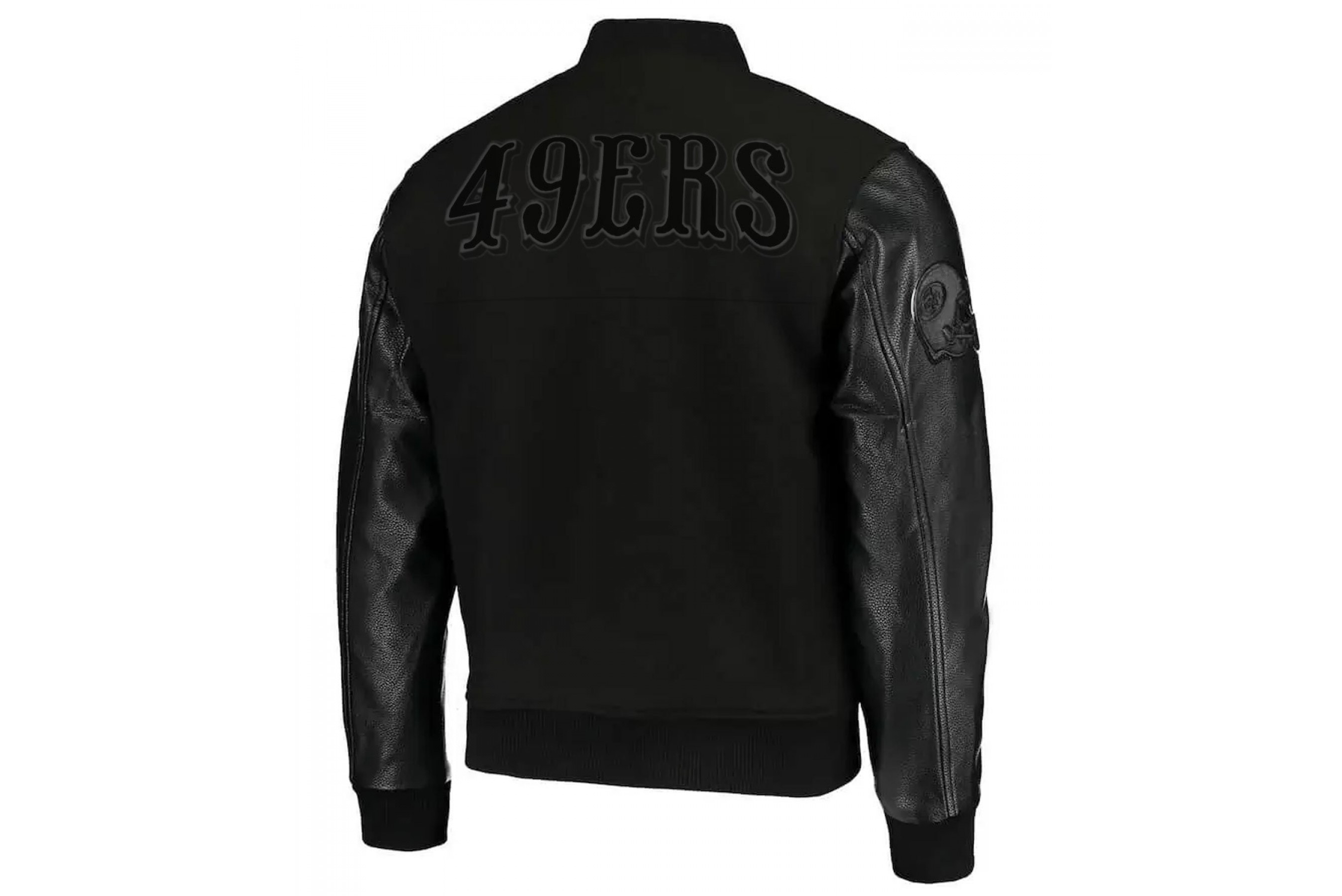San Francisco 49ers Black Varsity Jacket