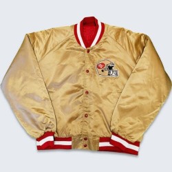 San n Francisco Forty Niners Vintage Gold Jacket