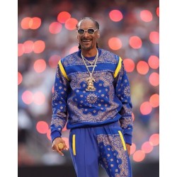 Snoop Dogg Blue Bandana Tracksuit
