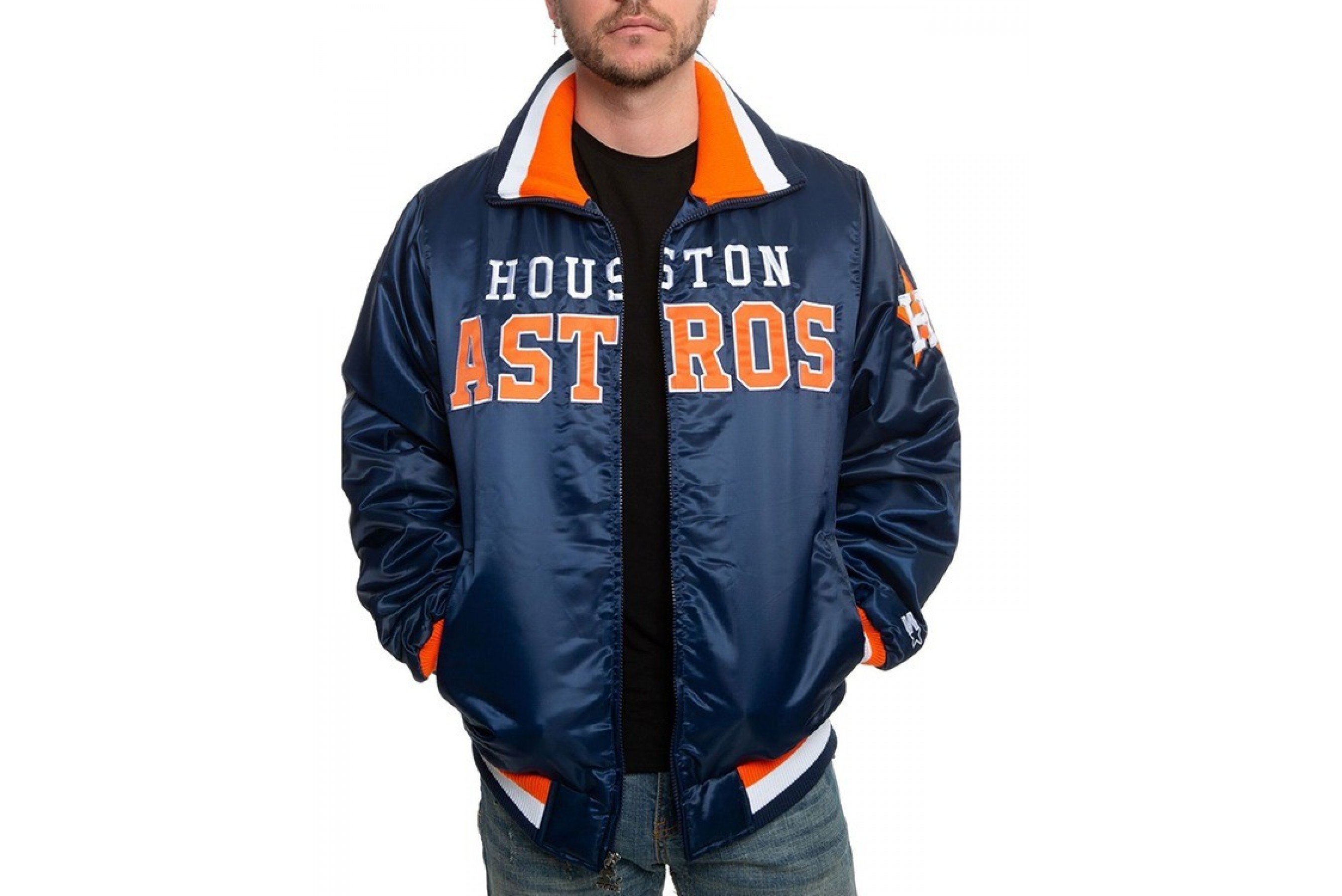 Starter Houston Astros Varsity Satin Jacket
