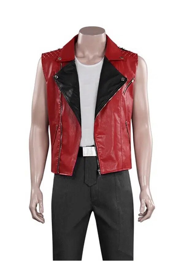 Thor Love and Thunder Red Leather Vest