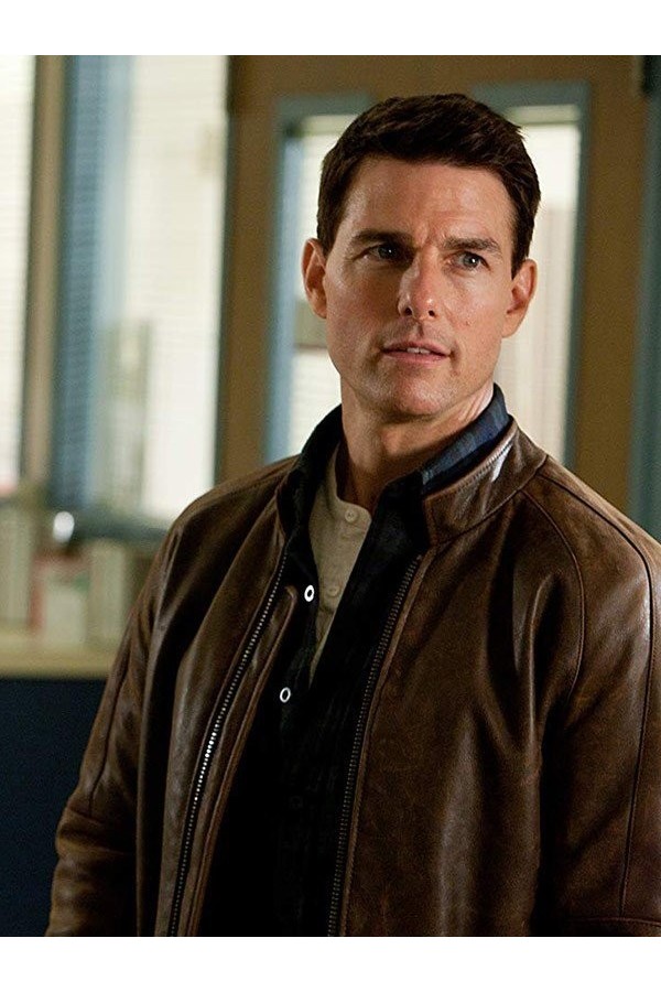 Tom Cruise Never Go Back Jack Reacher Brown Jacket