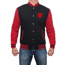 Transformers Knight Logo Varsity Jacket