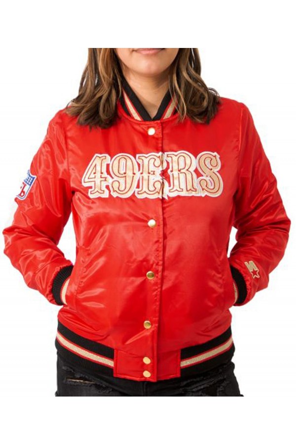 Women’s San Francisco 49ers Starter Red Jacket