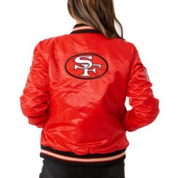Womens San n Francisco 49 ers Starter Red Jacket
