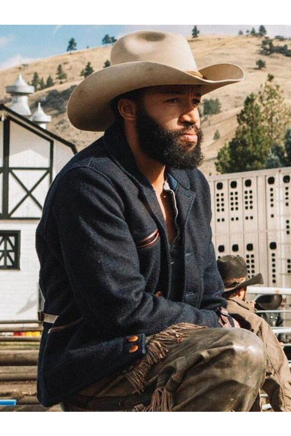 Denim Richards Yellowstone Colby Cotton Black Jacket 