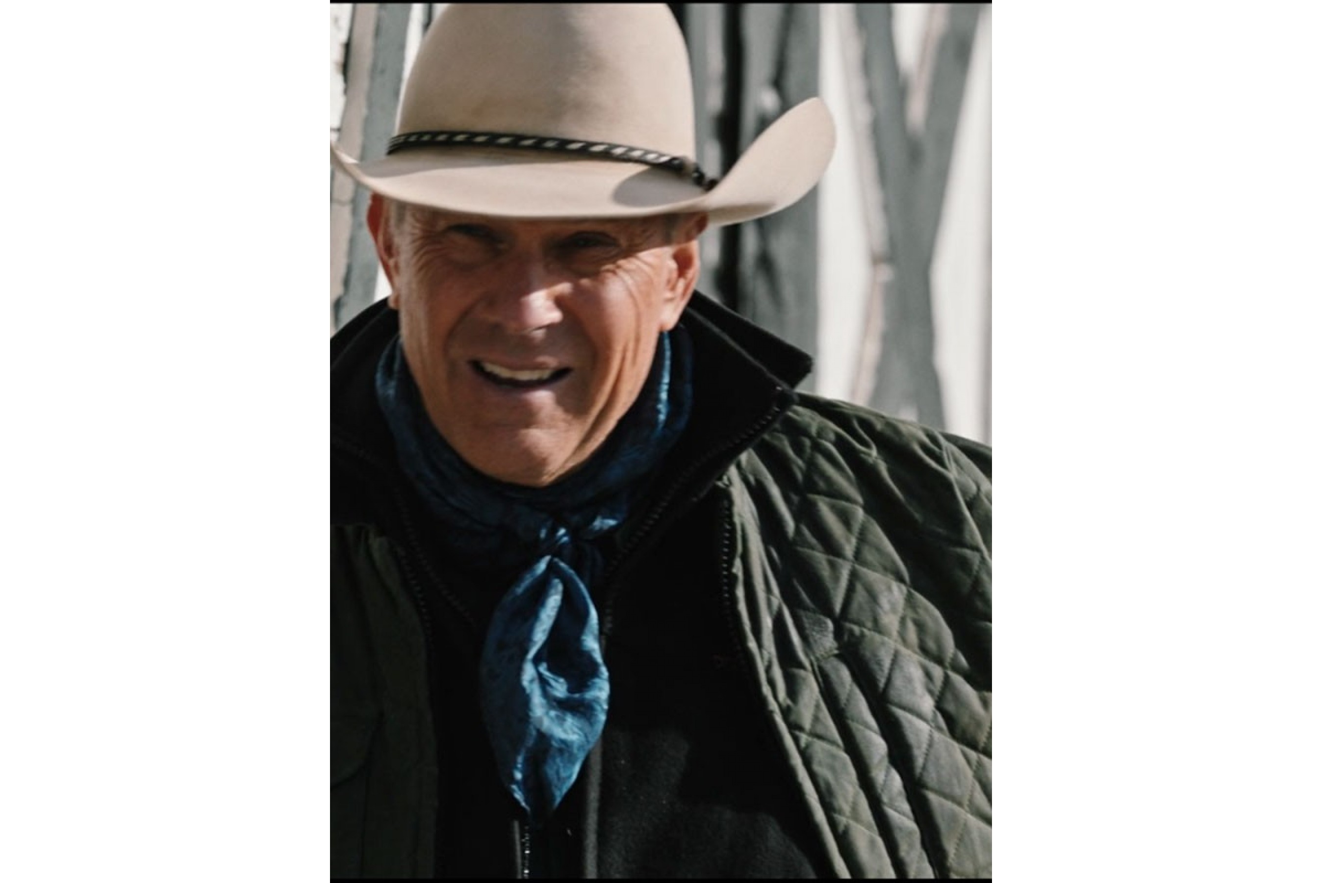 Kevin Costner Yellowstone S04 John Dutton Green Quilted Jacket
