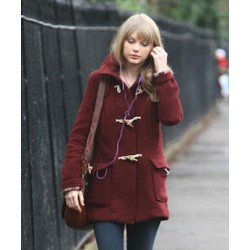 Taylor Swift Bound Seam Toggle Coat