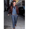 Cristiano Ronaldo Brown leather Jacket Cristiano Ronaldo Brown leather Jacket