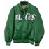 10 Deep Bucks Green Letterman Varsity Satin Jacket