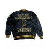 Alpha Phi Alpha Black Bomber Varsity Satin Jacket