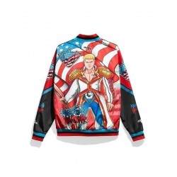 American Nightmare Fanimation Black Satin Jacket