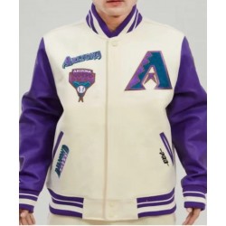 Arizona Diamondbacks Letterman Varsity Wool Jacket