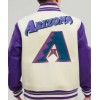Arizona Diamondbacks Letterman Varsity Wool Jacket