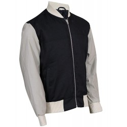Baby Driver Ansel Elgort Varsity Style Bomber Jacket