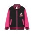 Barbie Girls Baseball Black and Pink Varsity Jacket