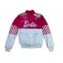 Barbie Pink Checkered Racer Jacket