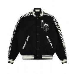 Billionaire Boys Club Ice Cream Zebra Black Wool Jacket