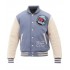 Billionaire Boys Club Light Blue Bomber Varsity Jacket