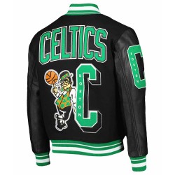 Boston Celtics Mash Up Varsity Jacket Boston Celtics Mash Up Varsity Jacket