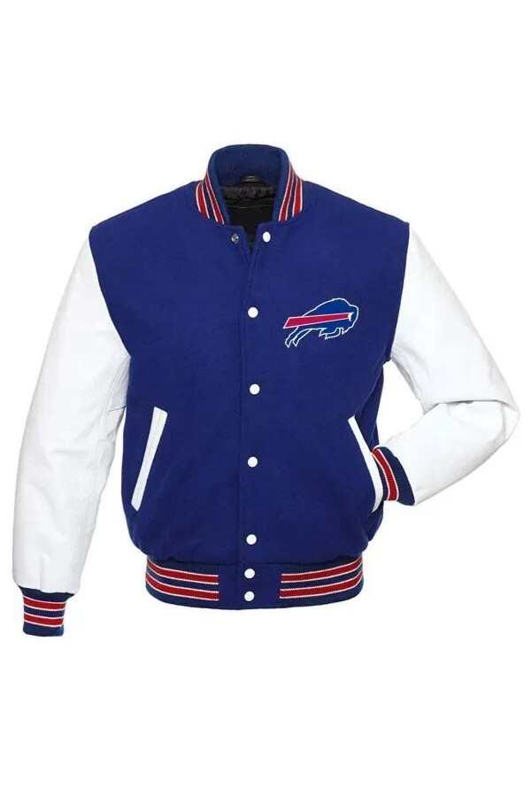 Buffalo Bills Josh Allen Blue Wool Jacket