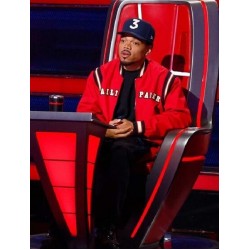 Chance the Rapper Red Bomber Jacket