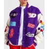 Dababy Purple Varsity Jacket