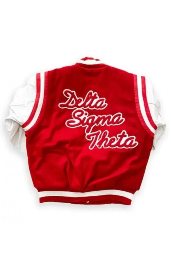 Delta Sigma Theta College Sorority Letterman Varsity Jacket