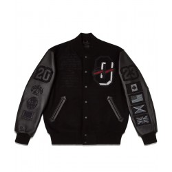 For All The Dogs Varsity Bomber Jacket